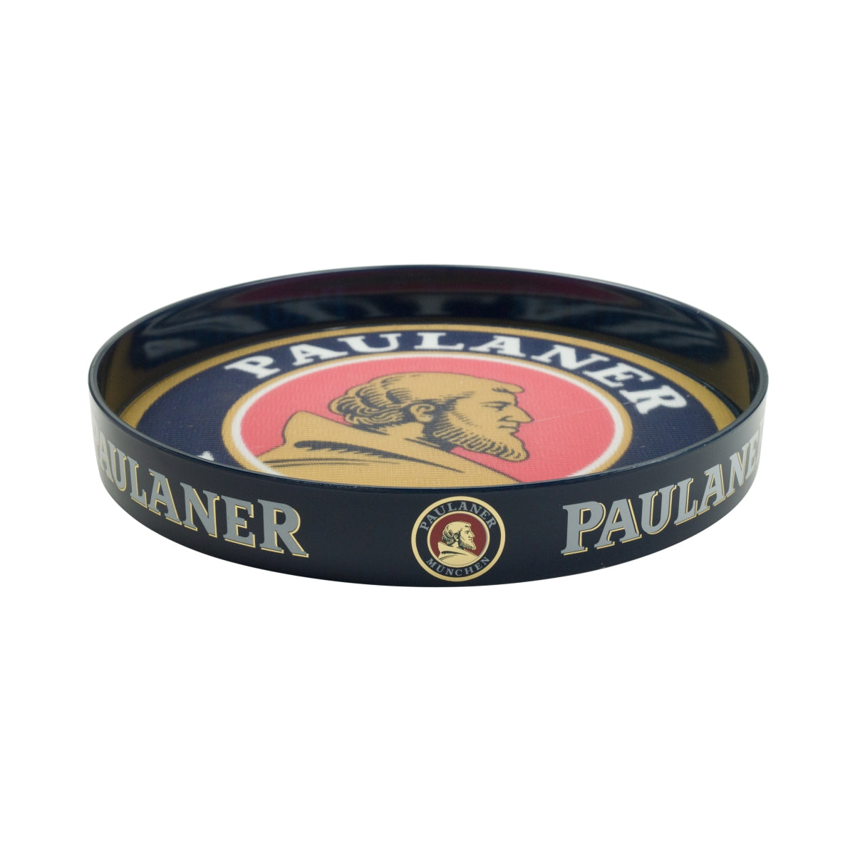 Plateau à bière Paulaner Plateau de service Plateau de serveur bleu Logo – Vue 2