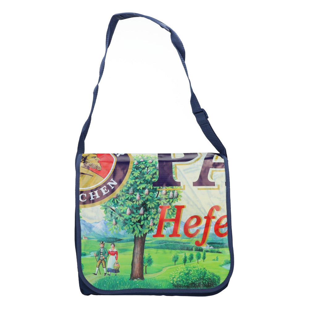 Sac à bandoulière Paulaner sur le thème de la levure, bleu, neuf, original, pour les fans de Paulaner