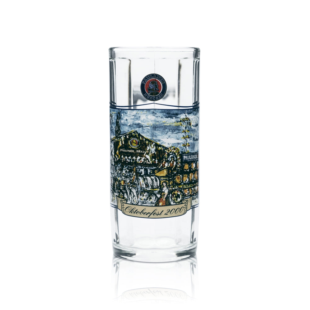 Verre à bière Paulaner 0,5 l, forme Humpen Seidel, édition Oktoberfest 2000
