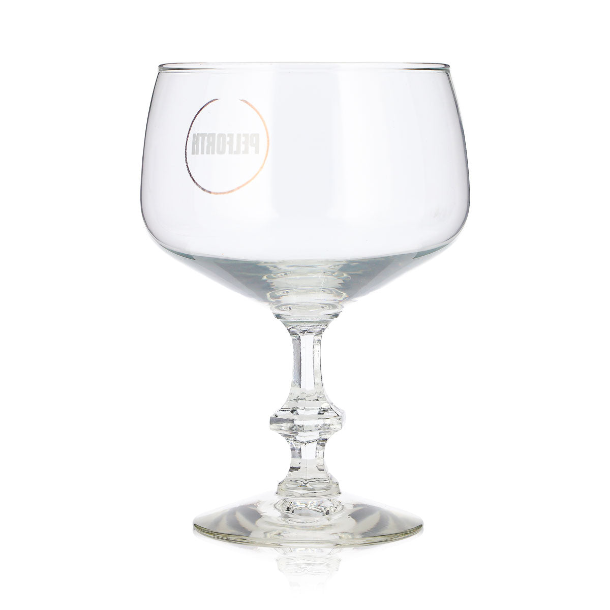 Verre à bière Pelforth 0,35 l, forme tulipe, pied carré, Durobor – Vue 4