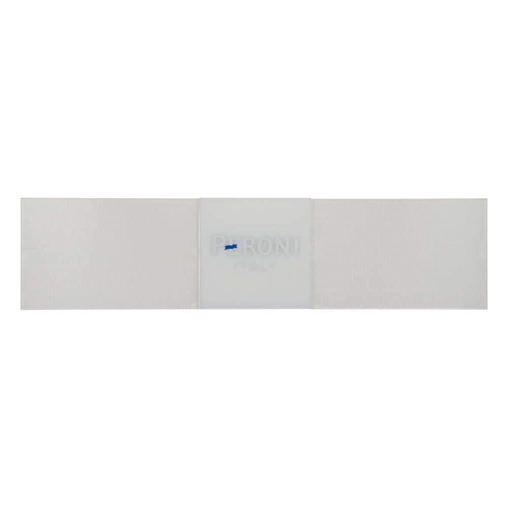Présentoir à bière Peroni 50 x 12 x 2 cm, « Bar Runner », neuf, en plastique blanc, sous-verres