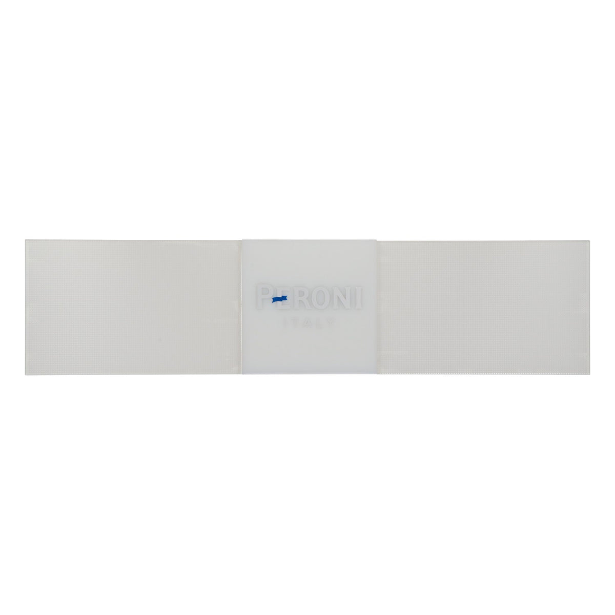Présentoir à bière Peroni 50 x 12 x 2 cm, « Bar Runner », neuf, en plastique blanc, sous-verres
