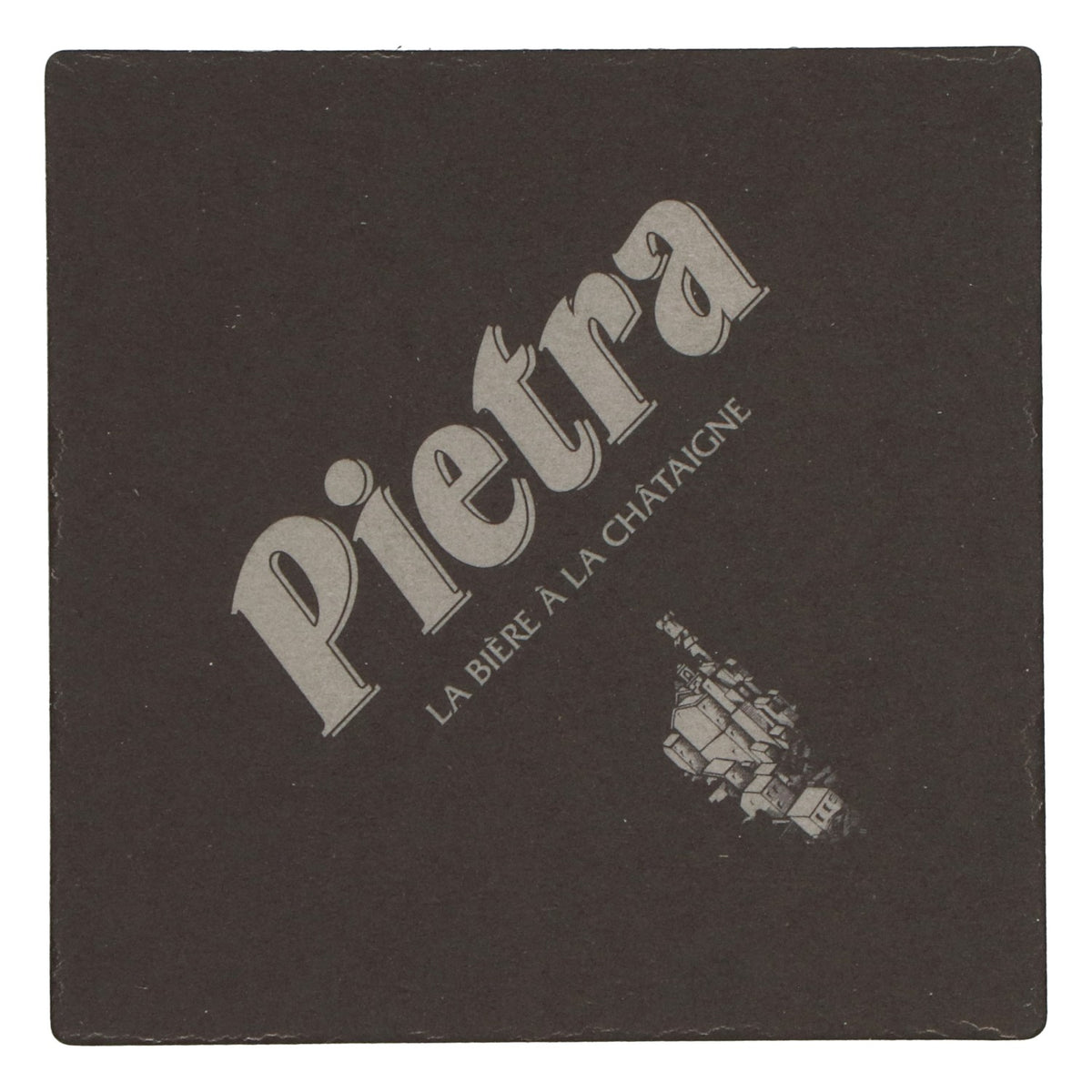 Pietra Bier : sous-verre, nouveau, en papier noir, pour verre – Vue 4