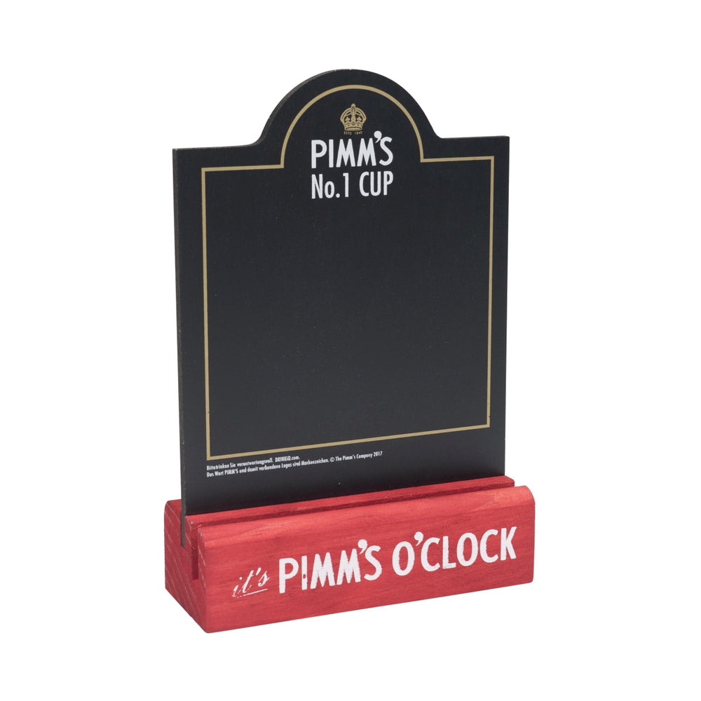 Menu Pimm's, porte-cartes, chevalet de table, ardoise, bistrot, bar, restauration, hôtel