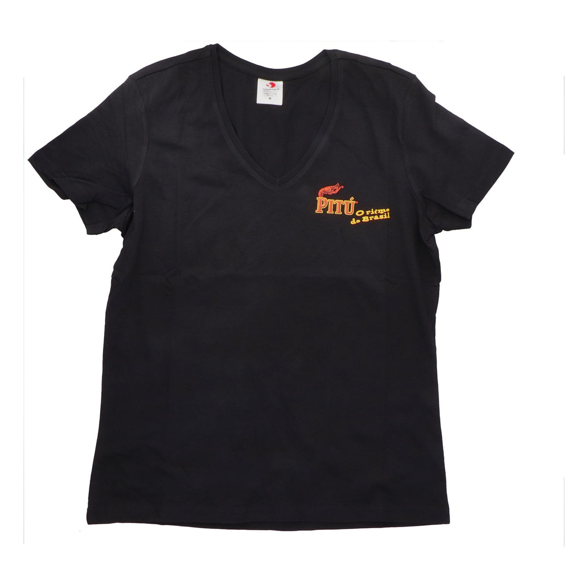 T-shirt Pitu Rum Haut d'été pour femmes Taille M Col en V
