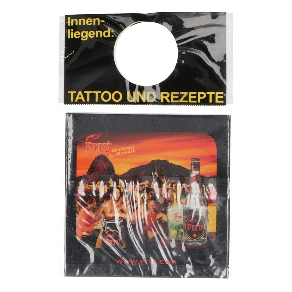 Pitu Rum Tattoo Tatouage temporaire au henné pour fête ou festival, lavable