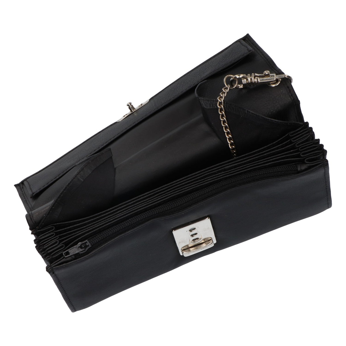 Portefeuille Pulco en cuir noir – Vue 4