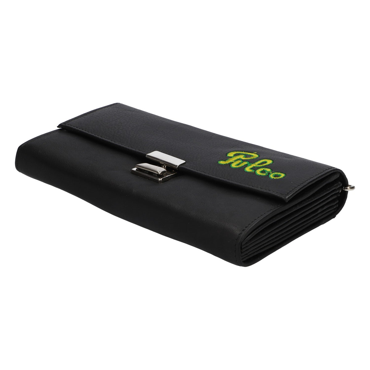 Portefeuille Pulco en cuir noir – Vue 6
