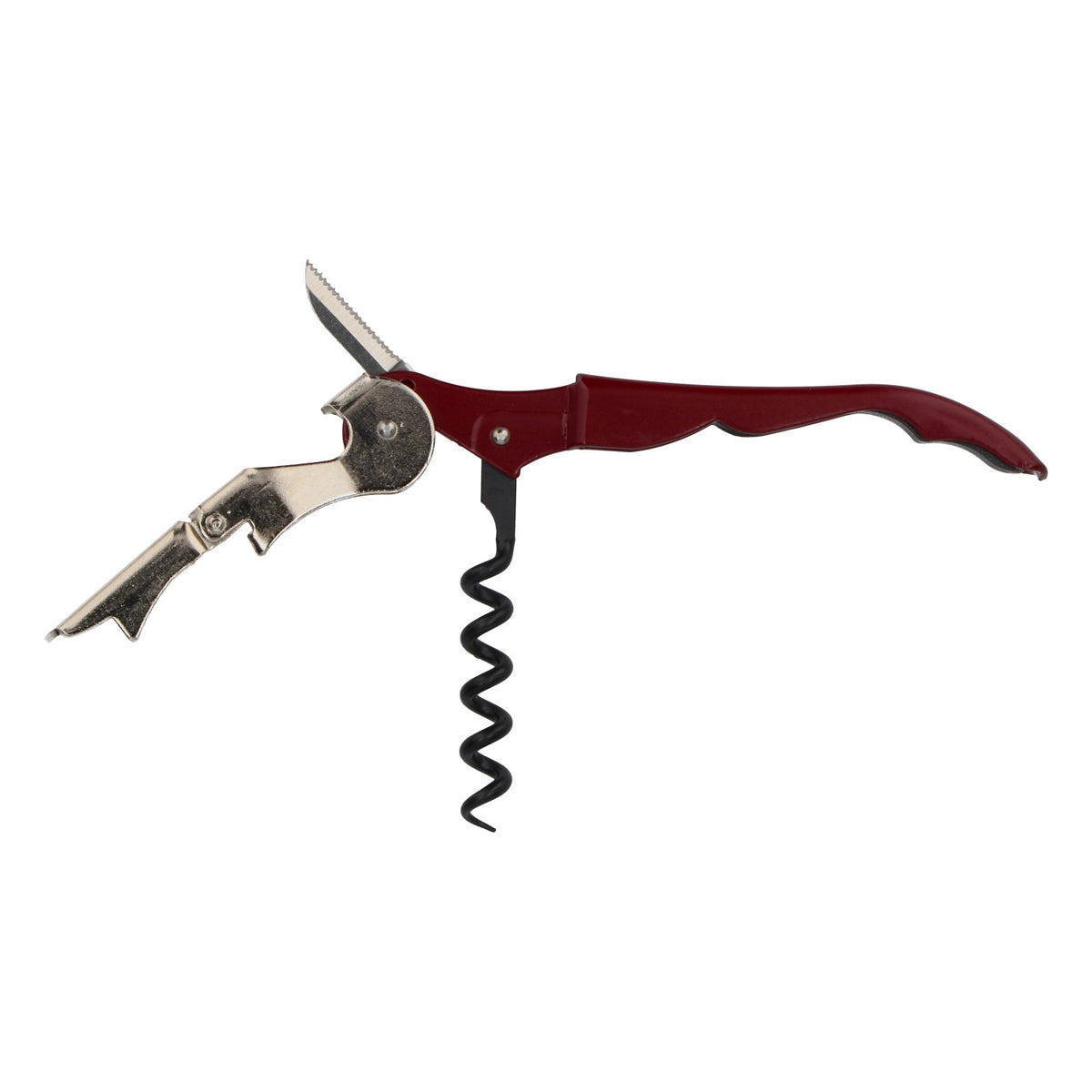Tire-bouchon et couteau de sommelier Pulltap's, couleur bordeaux, Escudo Rojo – Vue 5