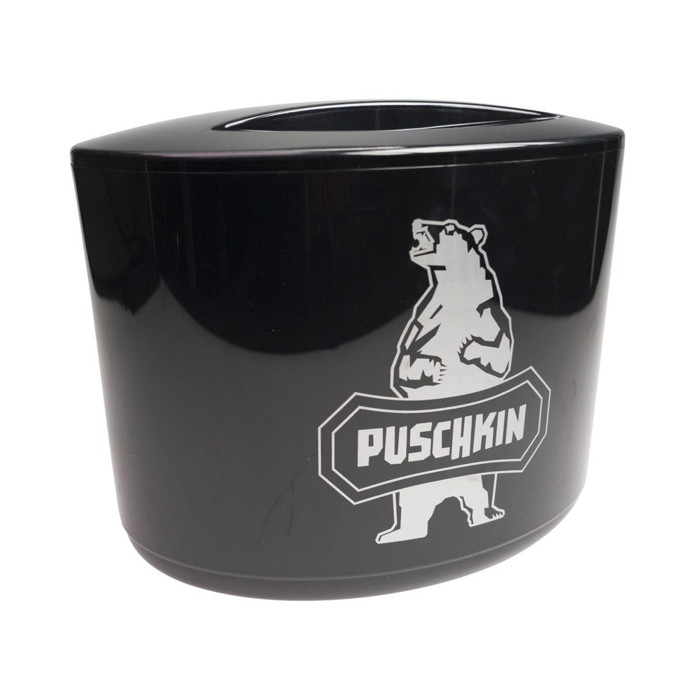 Pushkin Rafraîchisseur de bouteille avec couvercle Esibox Bac à glaçons Rafraîchisseur de boisson