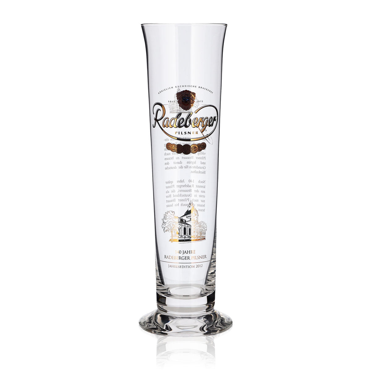 Verre à bière Radeberger Verre de collection Verres Tulipe Édition annuelle 2012 Stange