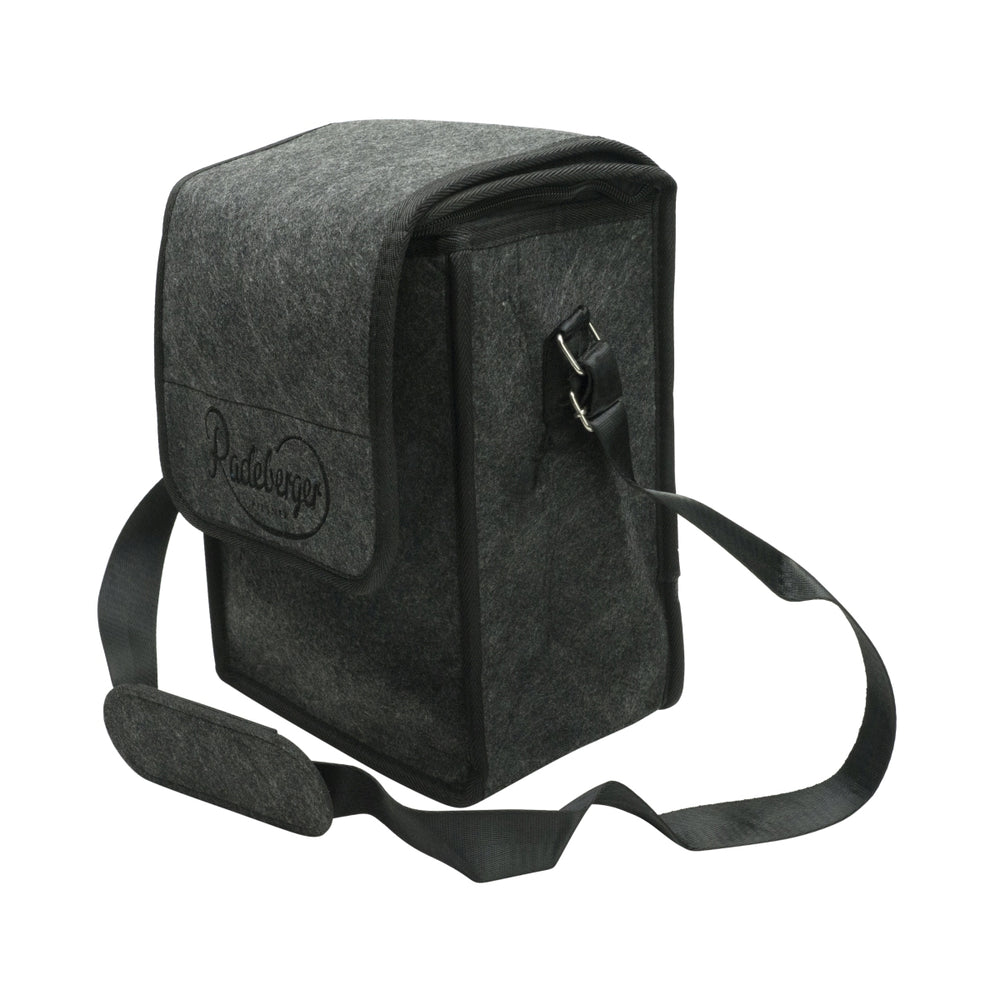 Sac isotherme pour bière Radeberger en feutre gris Pique-nique Thermo isolé Transport Camping Beer