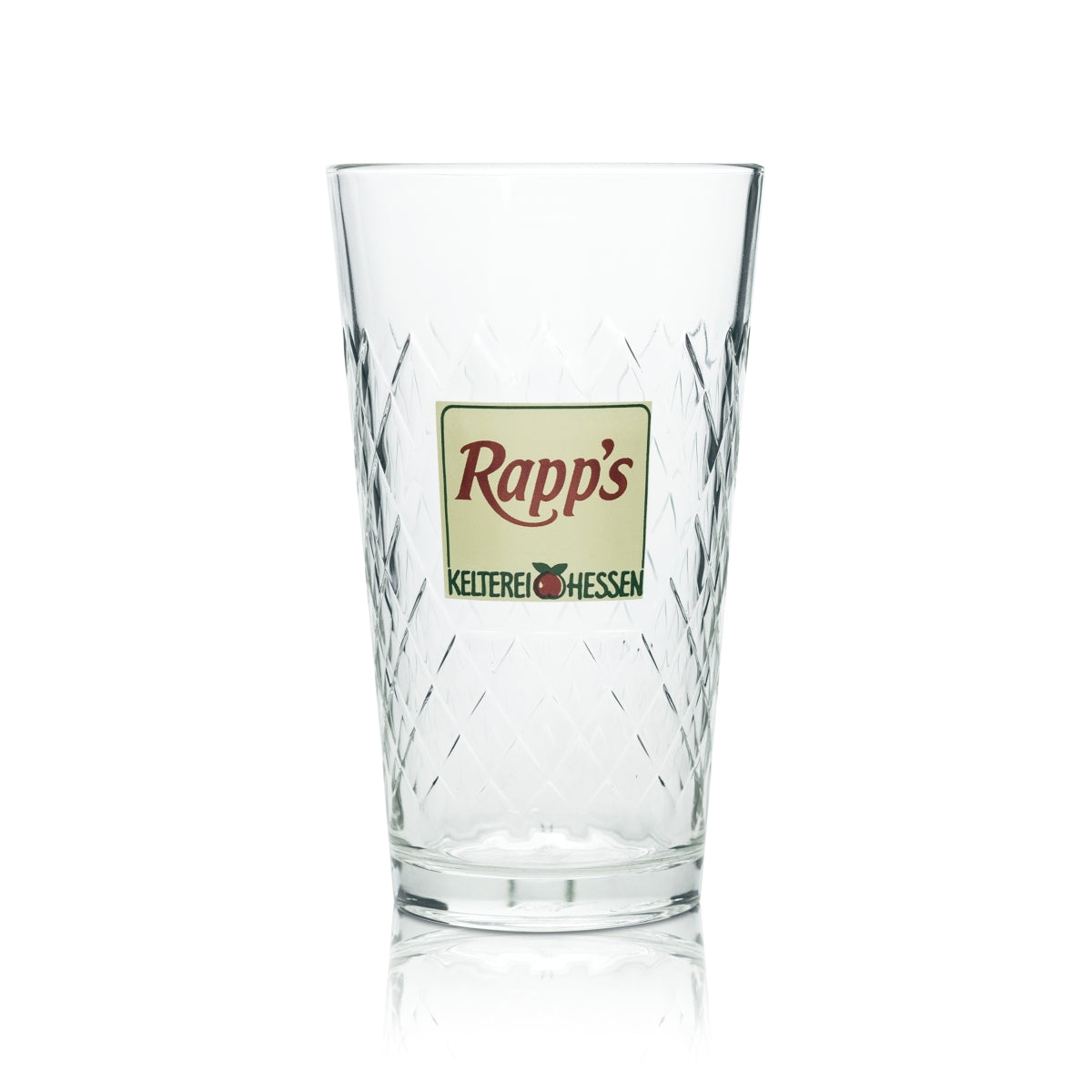 Verre à long drink Rapps Saft 0,5 l Verres à long drink en relief Cidrerie Cidre
