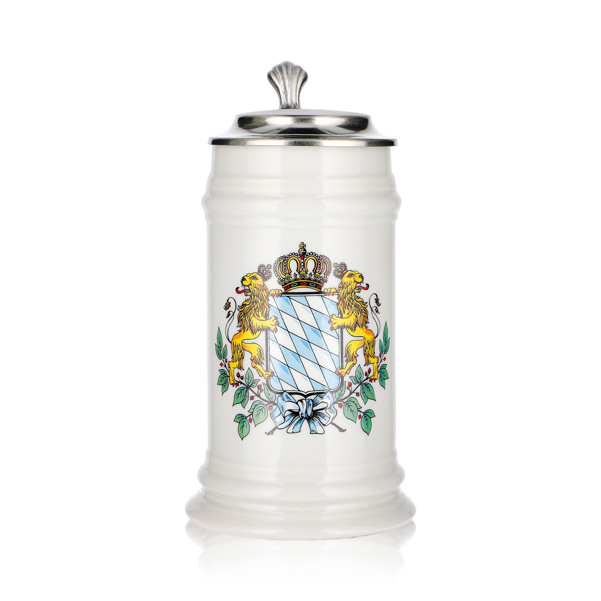 Verre à bière Rastal 0,5 l, chope en terre cuite, armoiries de la Bavière, terre cuite – Vue 2