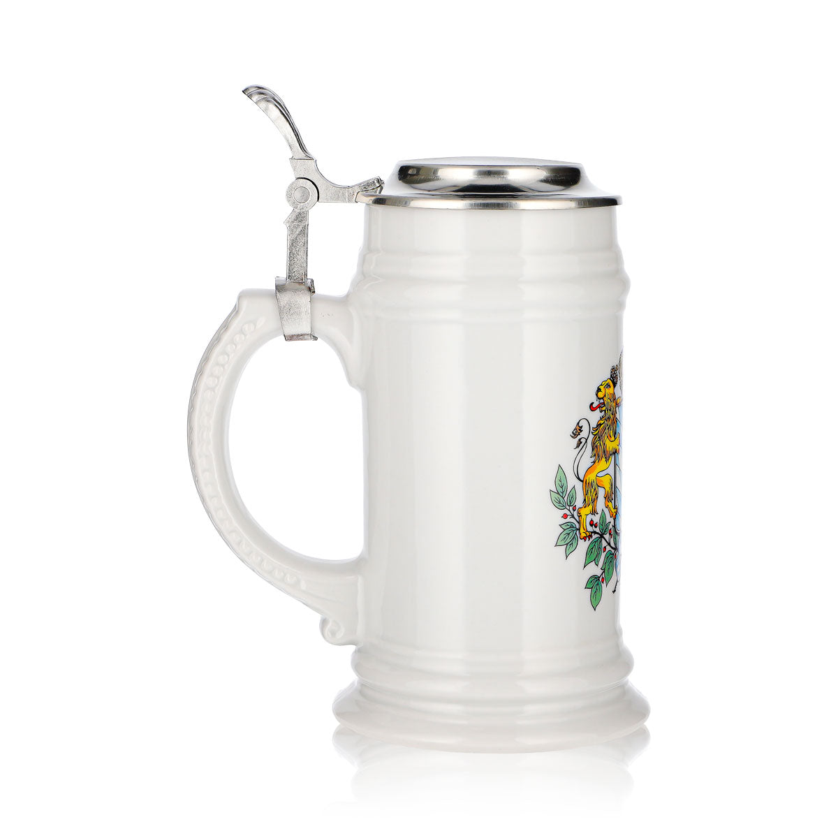 Verre à bière Rastal 0,5 l, chope en terre cuite, armoiries de la Bavière, terre cuite – Vue 3