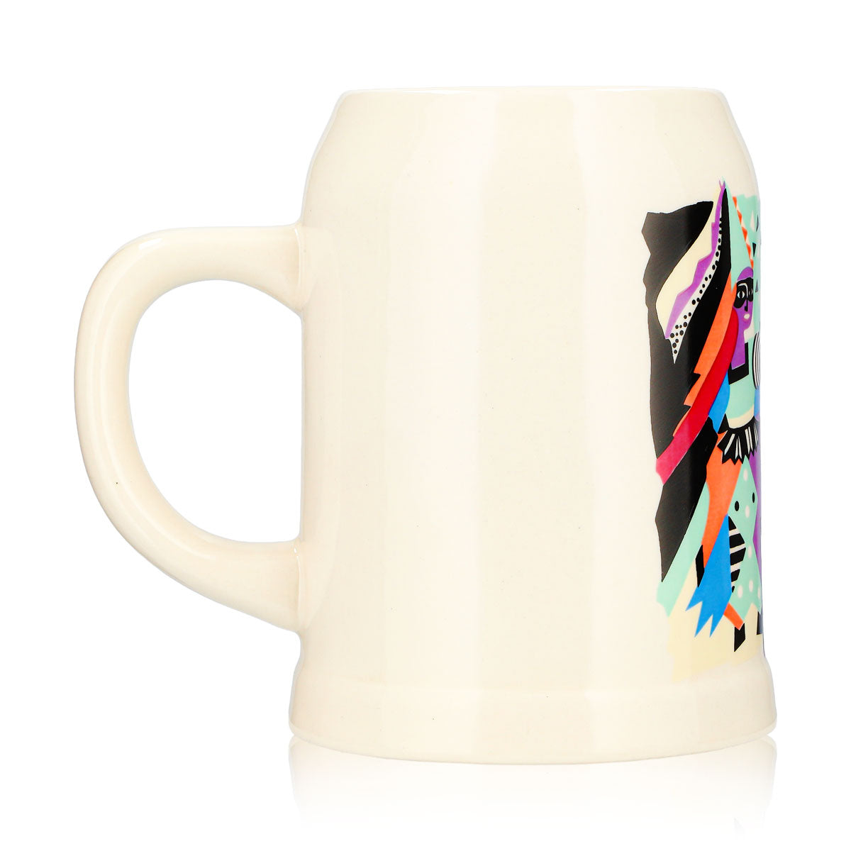 Verre à bière Rastal 0,5 l, chope en terre cuite « Partytime », couleur violet – Vue 3