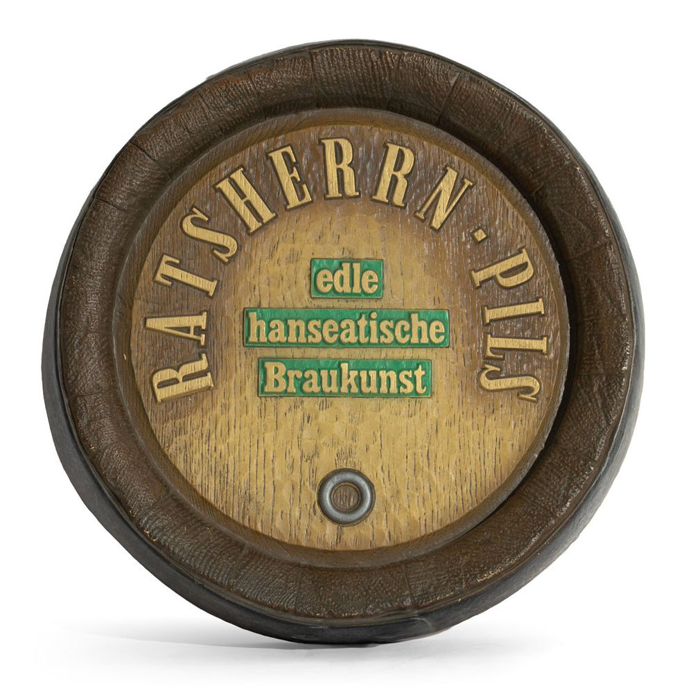 Écu de fût Ratsherrn Pilsener Art brassicole hanséatique Décoration murale
