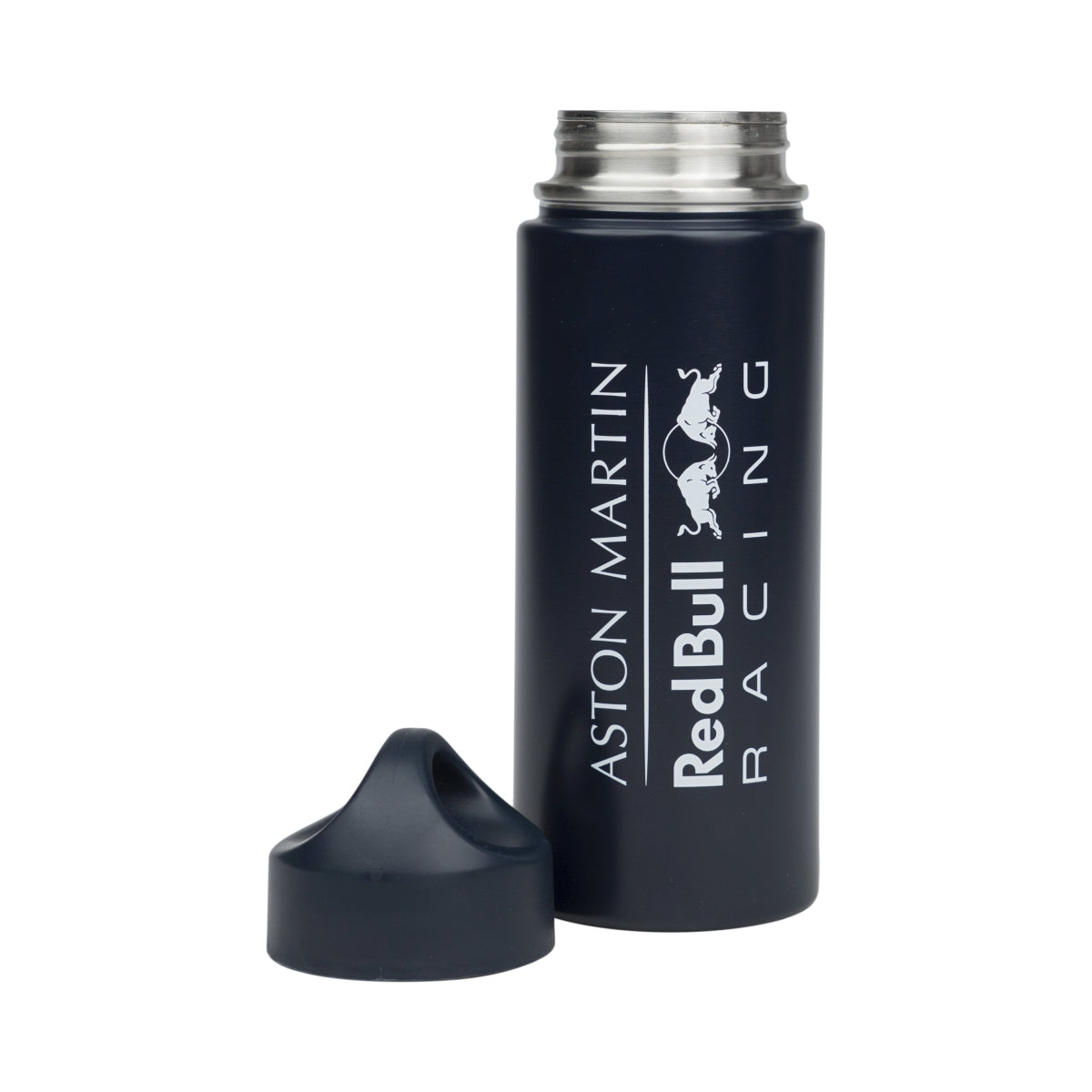 Bouteille Red Bull Racing Aston Martin 0,6 l, bouchon à vis en aluminium, bleue – Vue 4