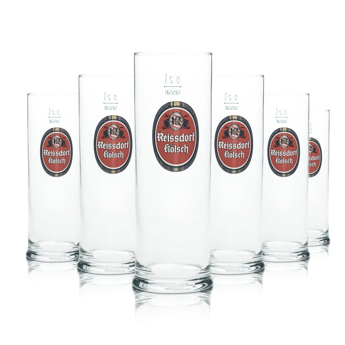 Verres à bière Reissdorf Kölsch 0,2 l, lot de 12 – Verres à bière Kölsch lavables au lave-vaisselle – Vue 3