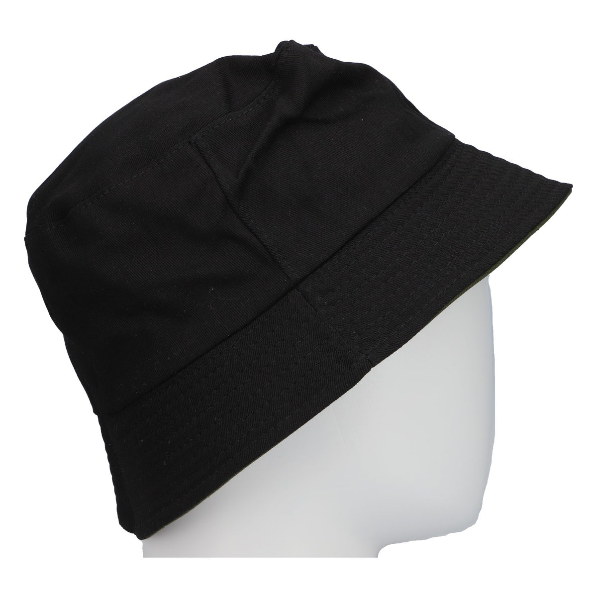 Remedy Rum Chapeau de pêcheur Réversible Noir/Vert olive Taille unique unisexe – Vue 6