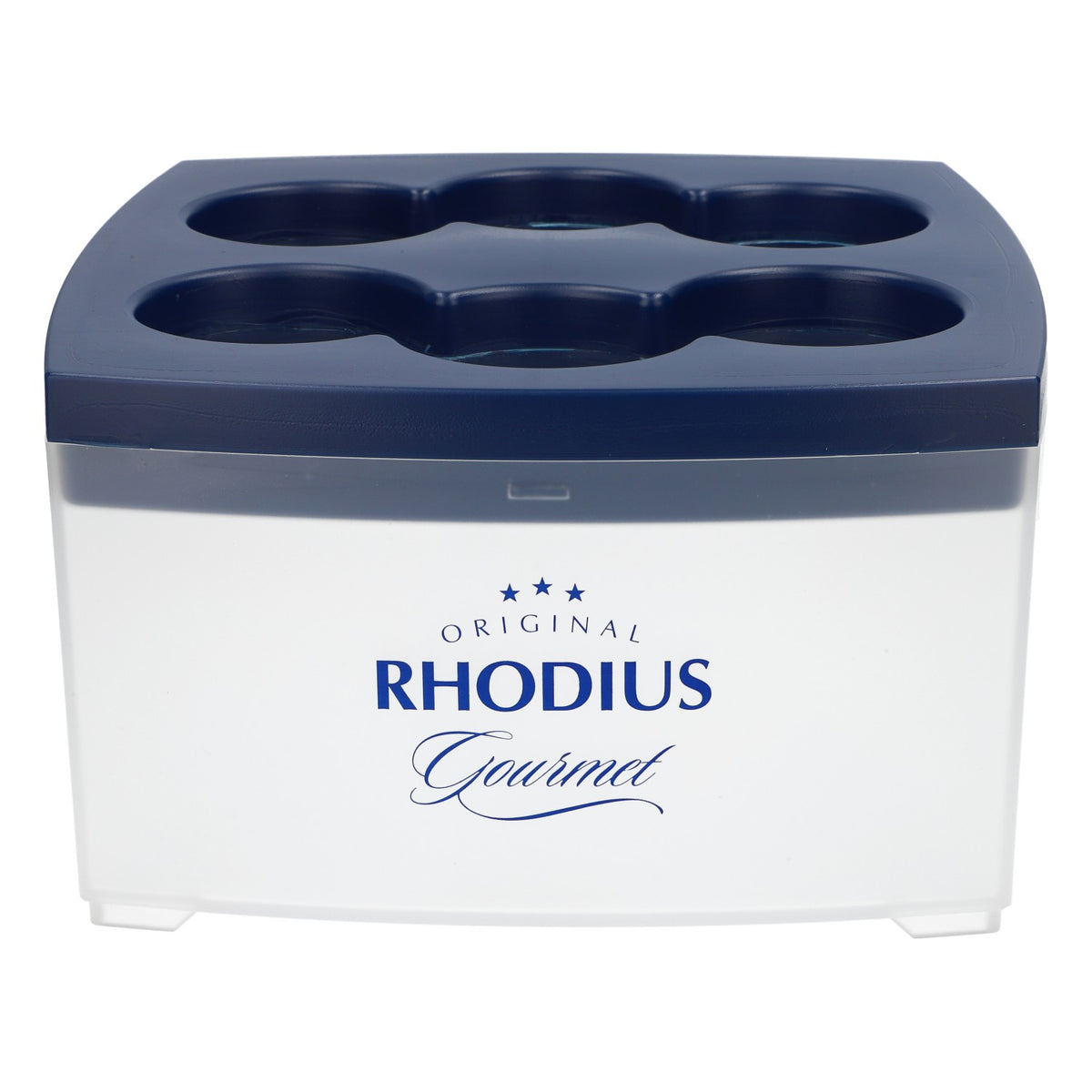 Rhodius Refroidisseur d'eau Refroidisseur de bouteilles 6 bouteilles Blanc/Bleu – Vue 2