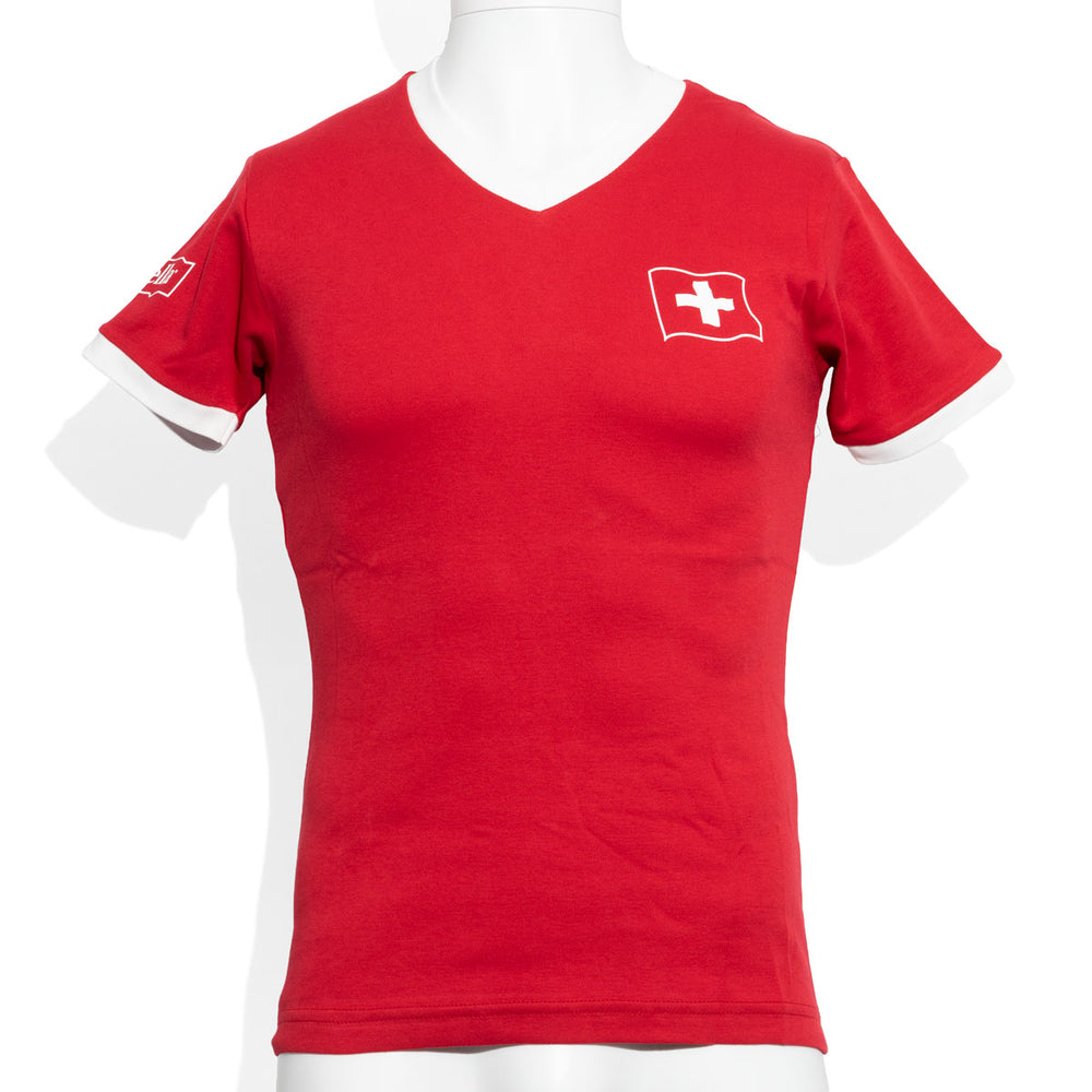 T-shirt Rivella Limonade T-shirt décontracté Jim Bob Men Col en V Taille M