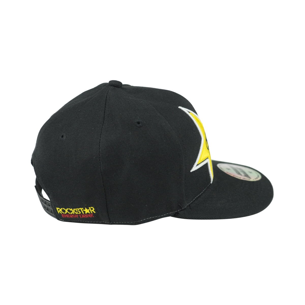 5x Casquette Rockstar Energy Cap Snap Basecap Back Cap Noir Unisexe BMX – Vue 3