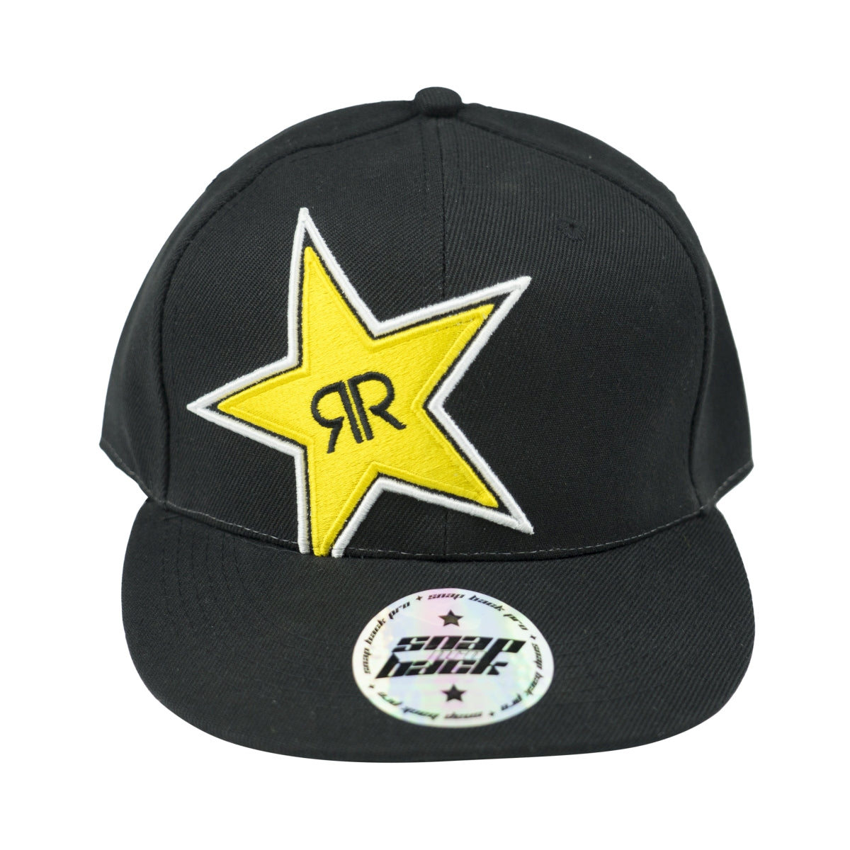 5x Casquette Rockstar Energy Cap Snap Basecap Back Cap Noir Unisexe BMX – Vue 5