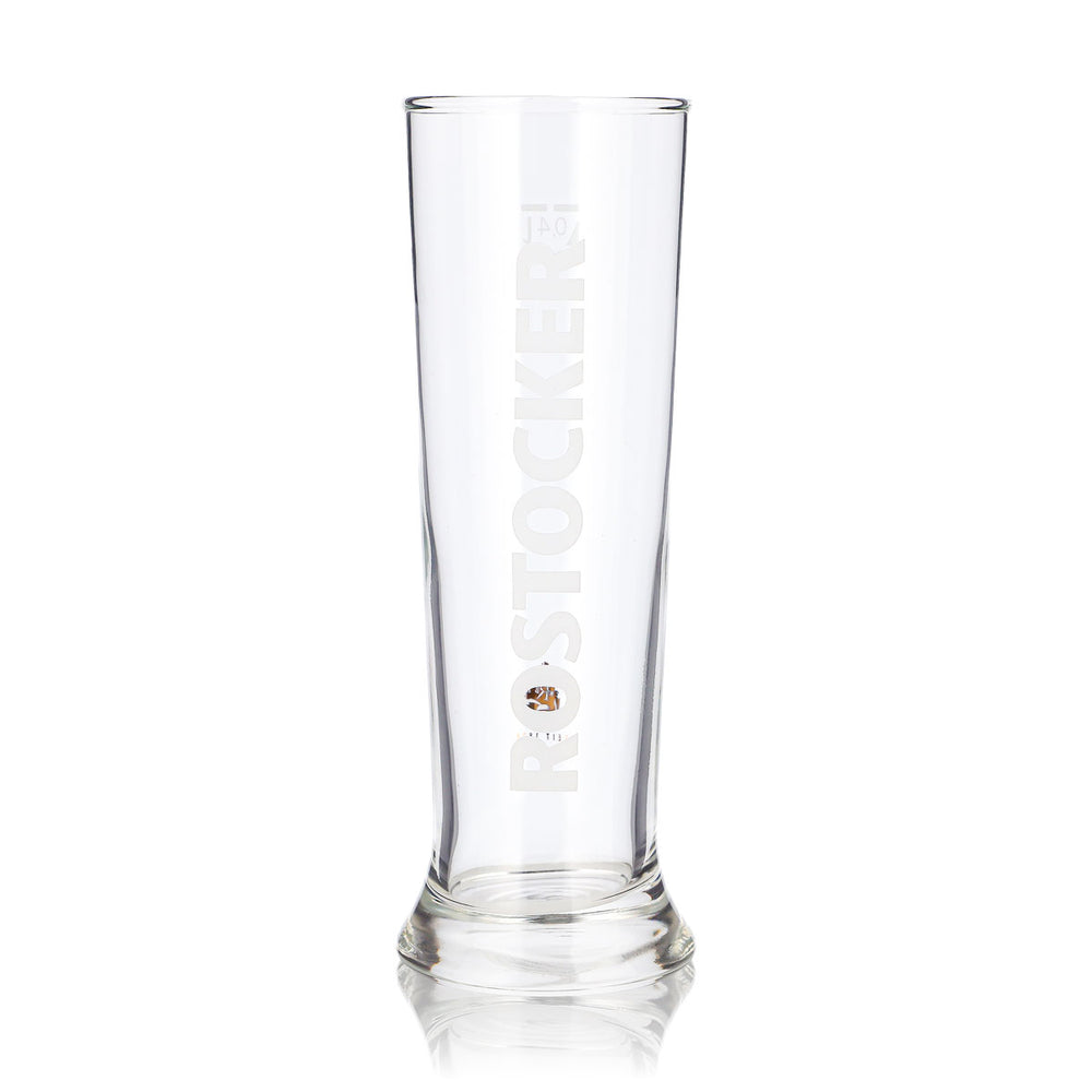 Verre à bière de Rostock, 0,4 l, verre en forme de coupe, depuis 1878, verre à bière Sahm, verre à pils, pinte