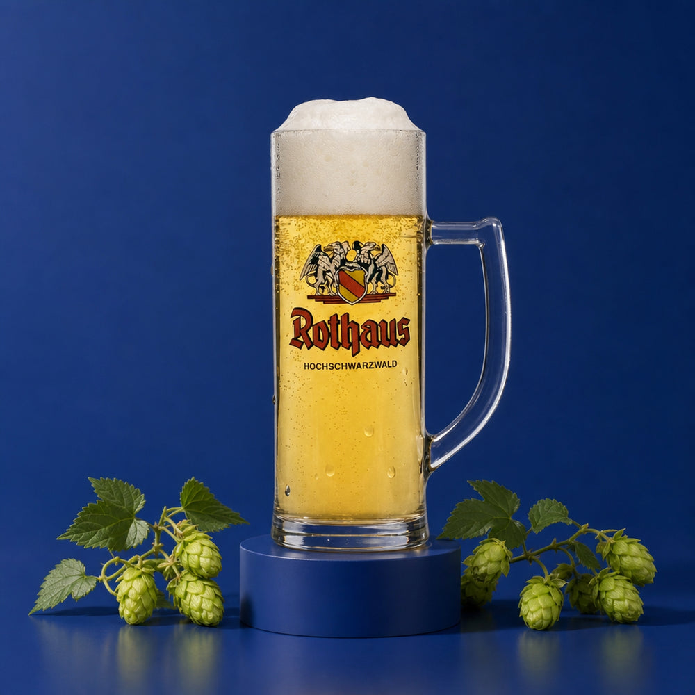 Verre à bière Rothaus 0,5 l Chope Badner Seidel Verres Brasserie Pils Zäpfle Gastronomie