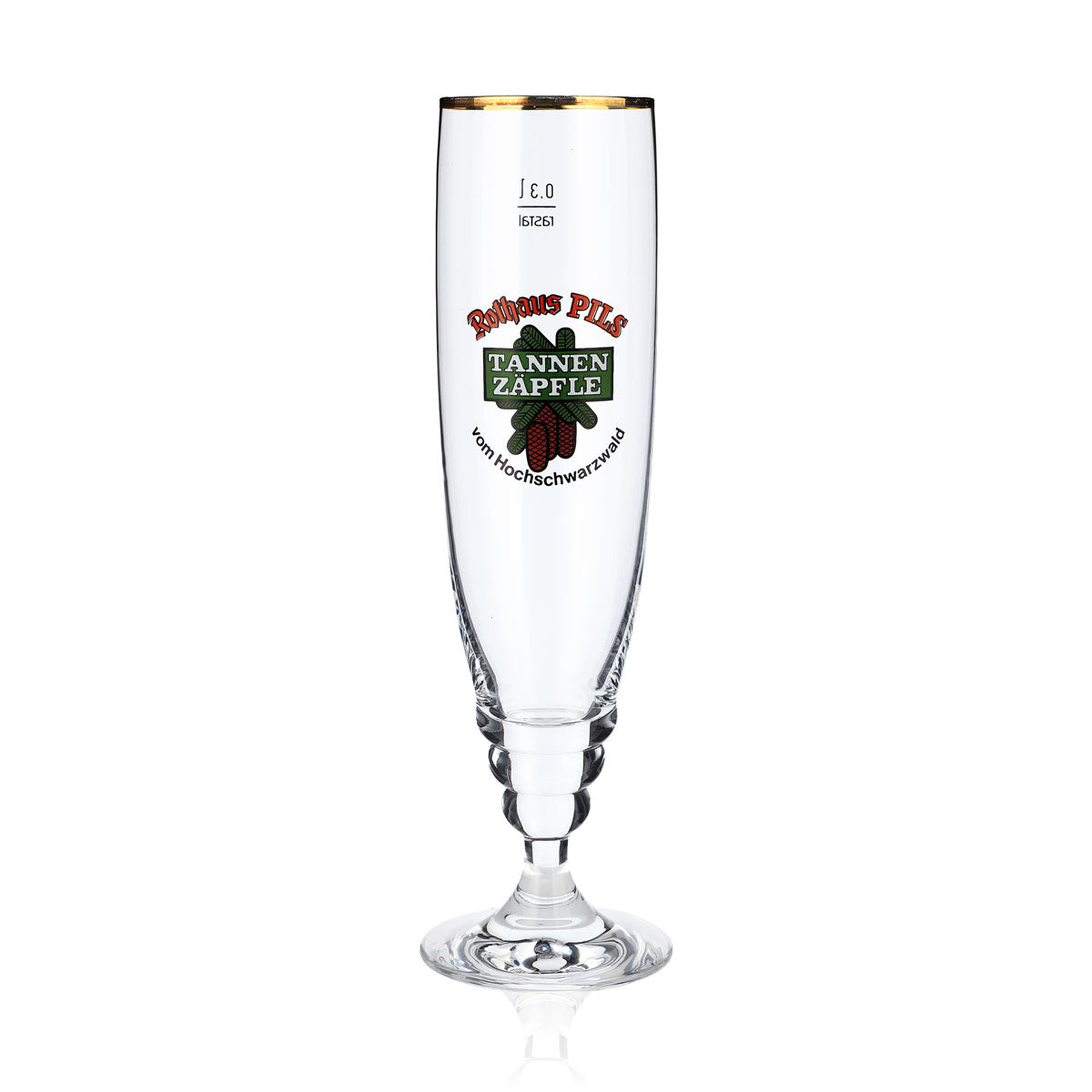 Verre à bière Rothaus Verres à bière 0,3 l Verre en forme de coupe Tannenzäpfle Rastal Feldberg