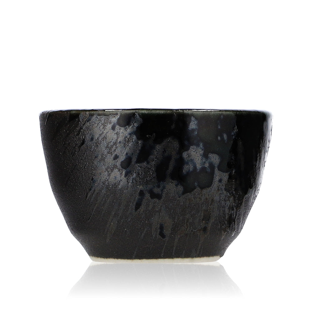 Verre à saké 0,03 l Verre à shot Stamper Coupe courte Noire Céramique