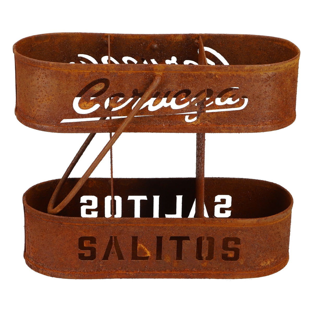 Porte-bouteilles métallique Salitos pour 3 bouteilles de bière, édition Rosted – Vue 2