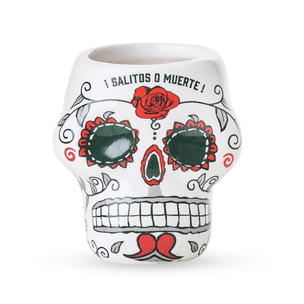 Verre à bière Salitos Verre crâne Verres Verre à shot Skull Shot Cup 0,03 l