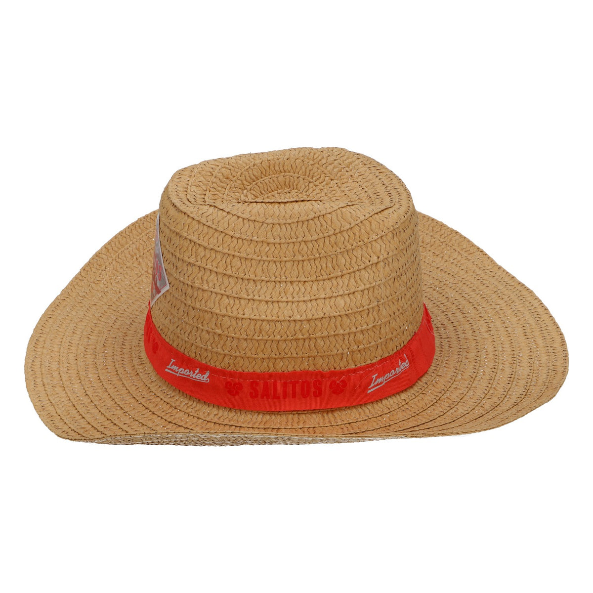 Chapeau de bière Salitos Chapeau de paille véritable Chapeau d'été Chapeau de vacances Chapeau de fête Ruban rose – Vue 3