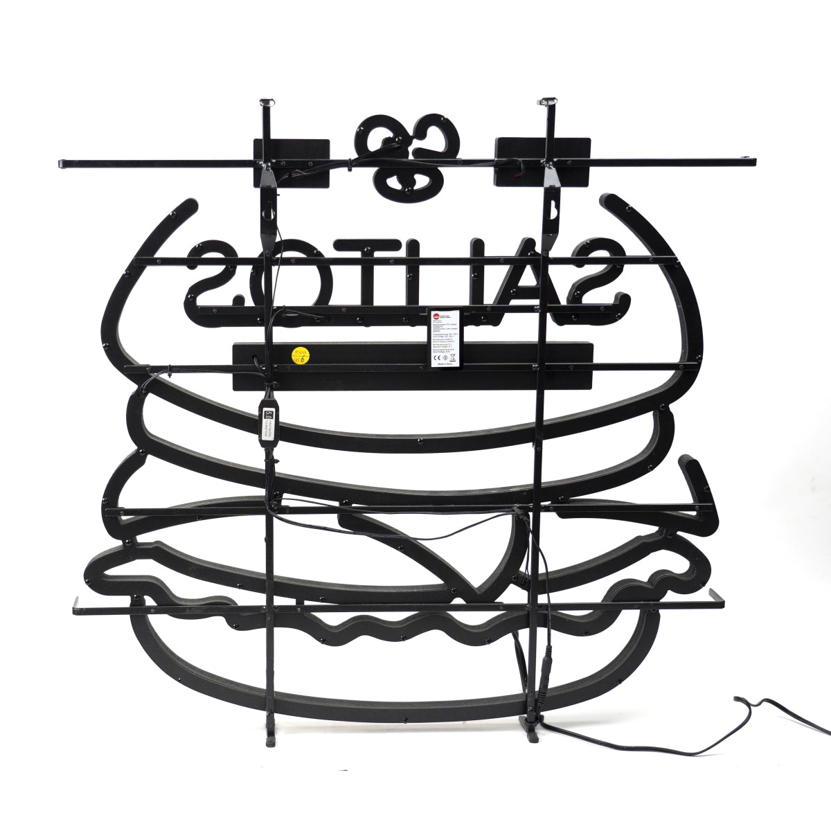 Enseigne lumineuse Salitos Bière Burger 75x70 cm d'occasion LED Neon Sign Bar – Vue 3