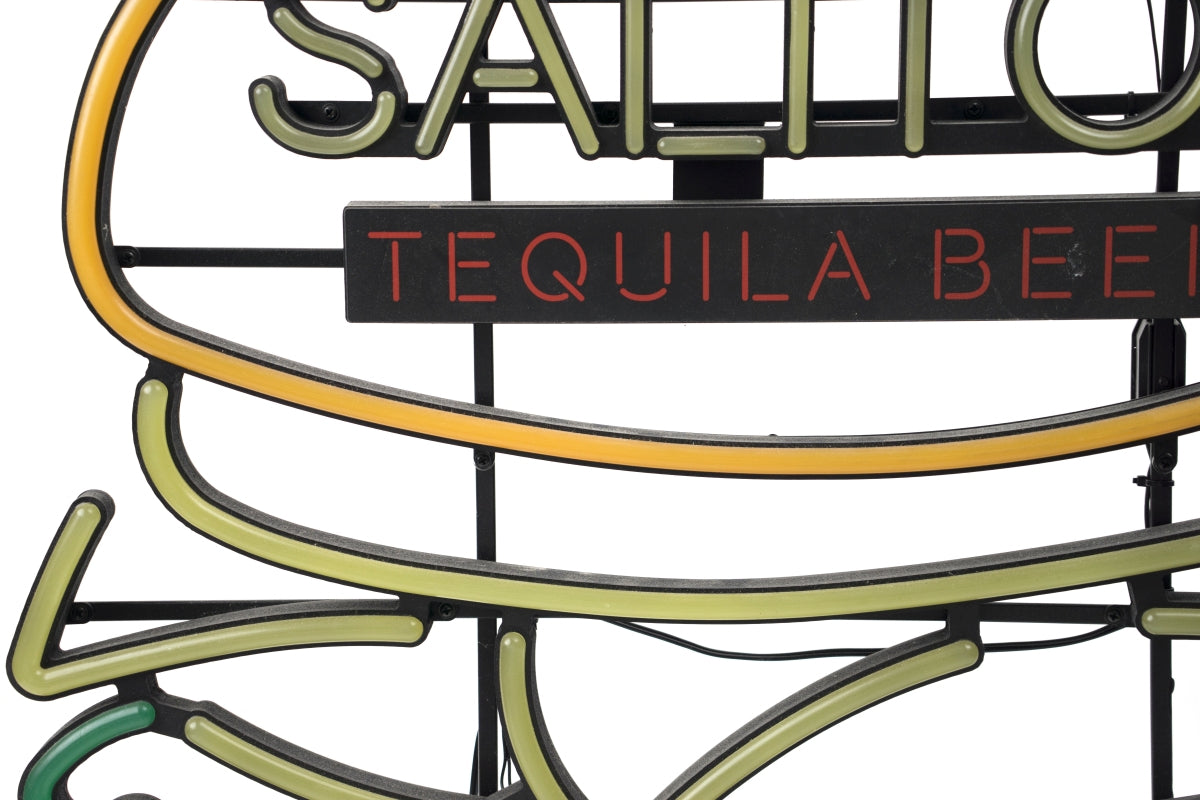 Enseigne lumineuse Salitos Bière Burger 75x70 cm d'occasion LED Neon Sign Bar – Vue 4