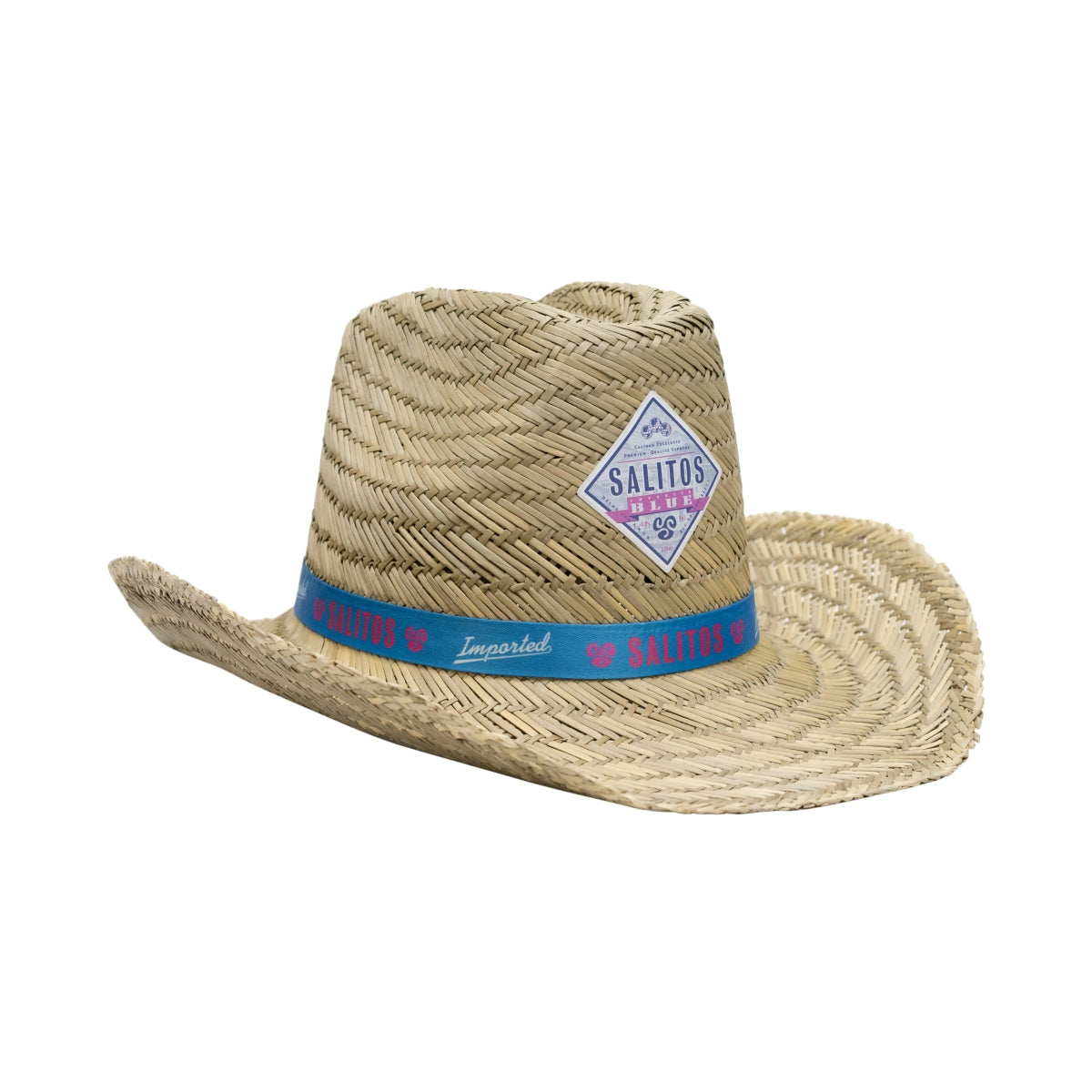 Chapeau de paille Salitos « Imported Blue » Casquette d'été