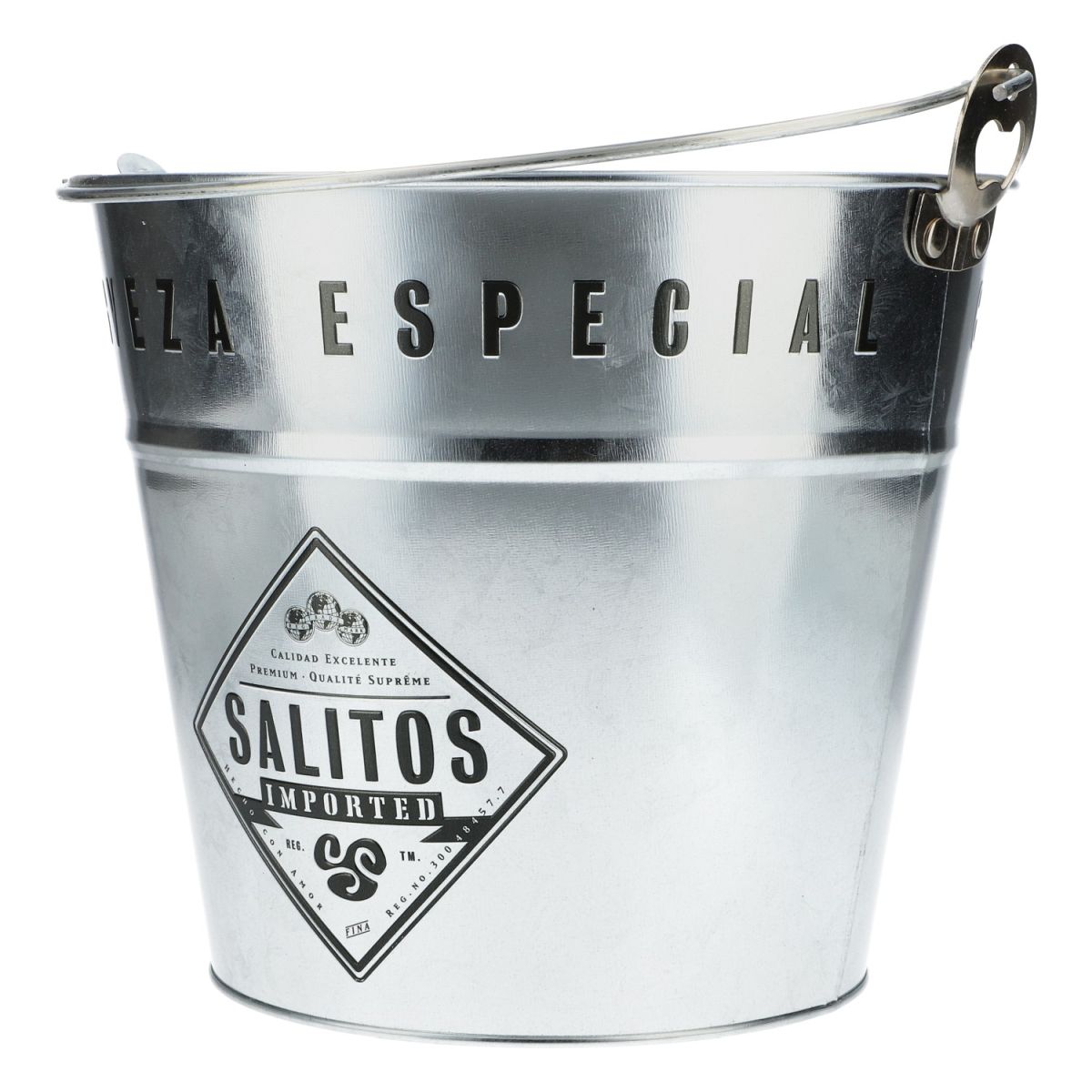 Seau métallique Salitos Seau isotherme Seau métallique 5 l Seau à glace Bac à glaçons Accessoires de bar – Vue 3