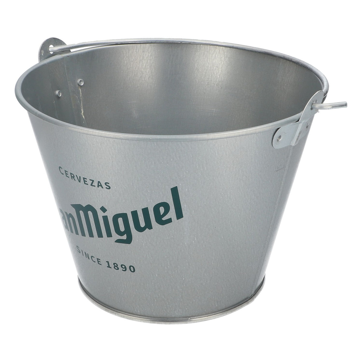 Seau à glace pour bouteilles de bière San Miguel Icecube5l avec inscription verte – Vue 5