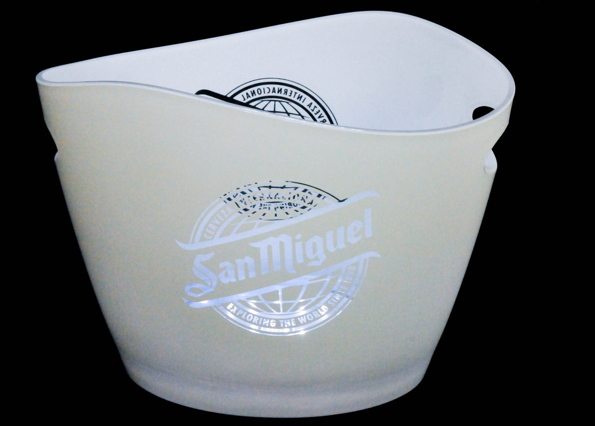 Refroidisseur de bouteilles LED San Miguel Beer Bac à glaçons Icecube Fonctionnement sur batterie – Vue 4