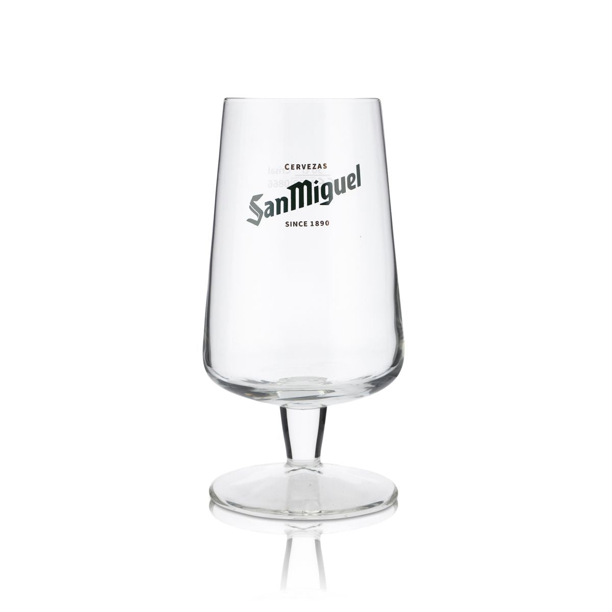 6 verres San Miguel 0,3 l, forme tulipe, verres à bière, Espagne, brasserie internationale – Vue 4