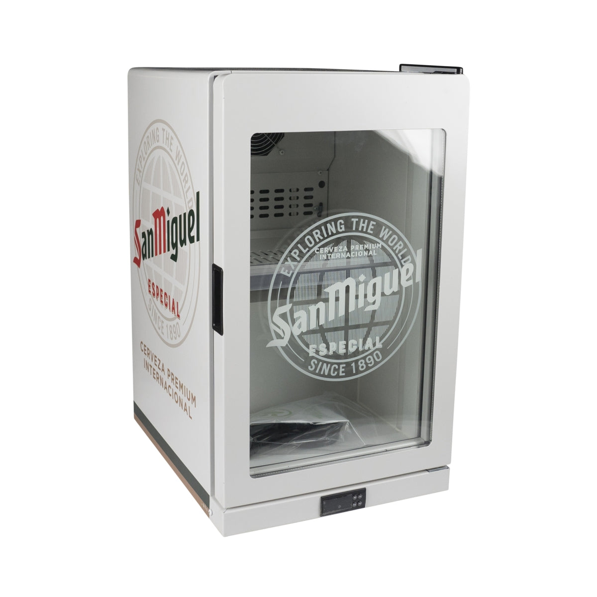 San Miguel Réfrigérateur Mini M 67x39,5x40cm 2 compartiments à bière Cooler Fridge – Vue 2