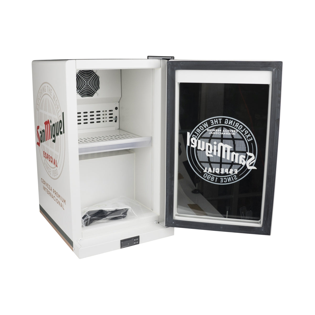 San Miguel Réfrigérateur Mini M 67x39,5x40cm 2 compartiments à bière Cooler Fridge – Vue 3