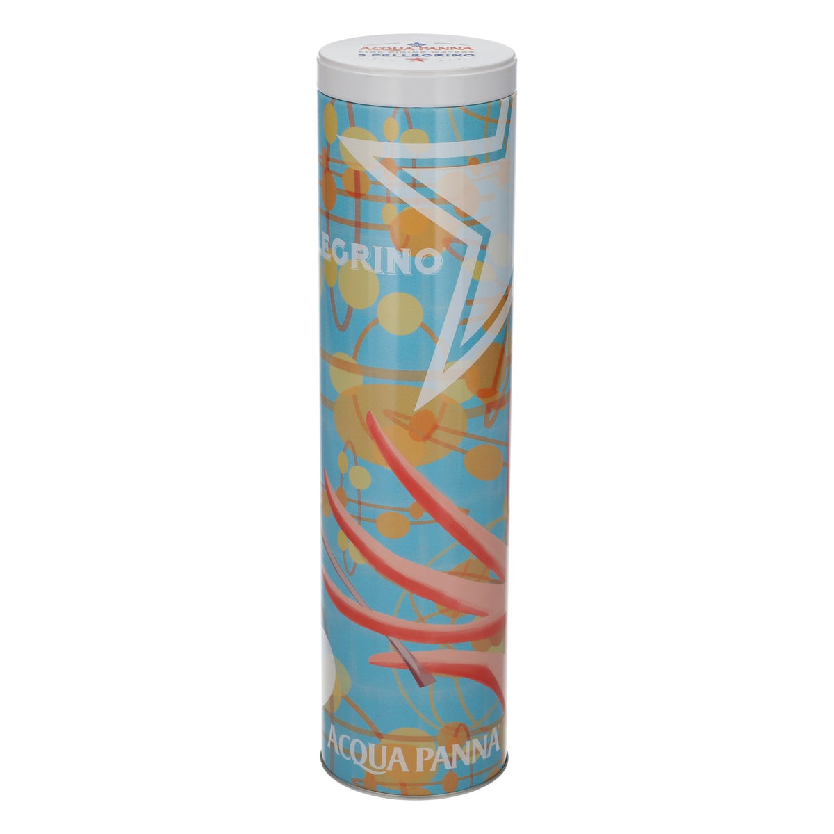 Eau San Pellegrino, boîte de spaghettis Acqua Panna