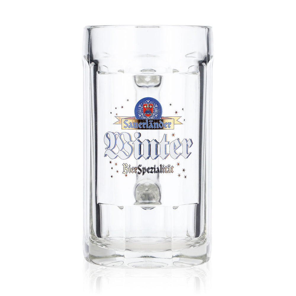 Verres à bière d'hiver Sauerländer 0,2 l Chope à col étroit