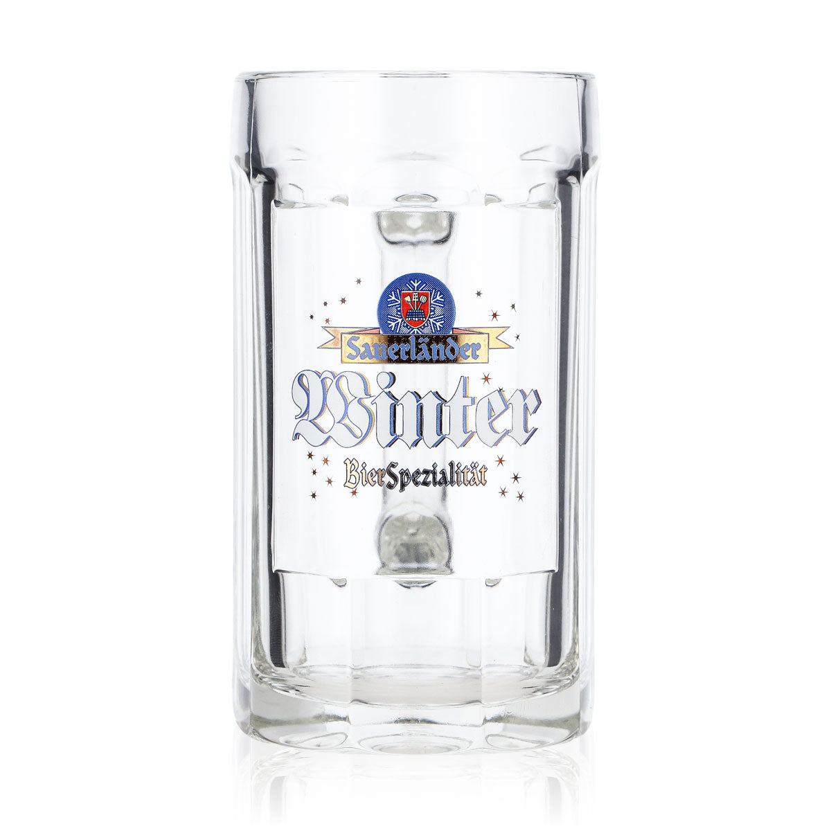 Verres à bière d'hiver Sauerländer 0,2 l Chope à col étroit