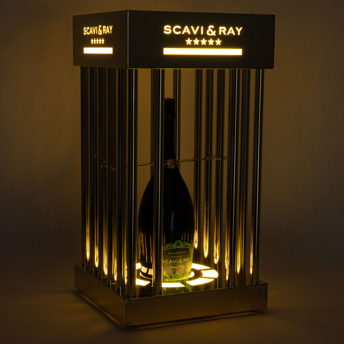 Scavi Ray Glorifier Présentoir lumineux à LED pour bouteilles Cage Bottle Cage MBG – Vue 6