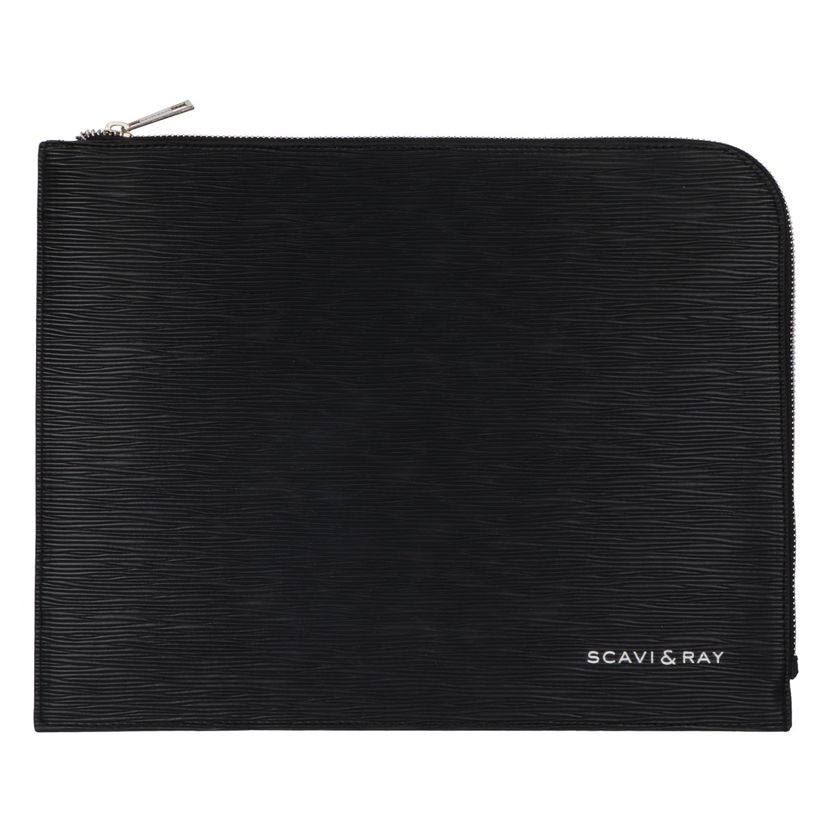 Scavi & Ray Sacoche professionnelle pour documents, noir, avec bloc-notes