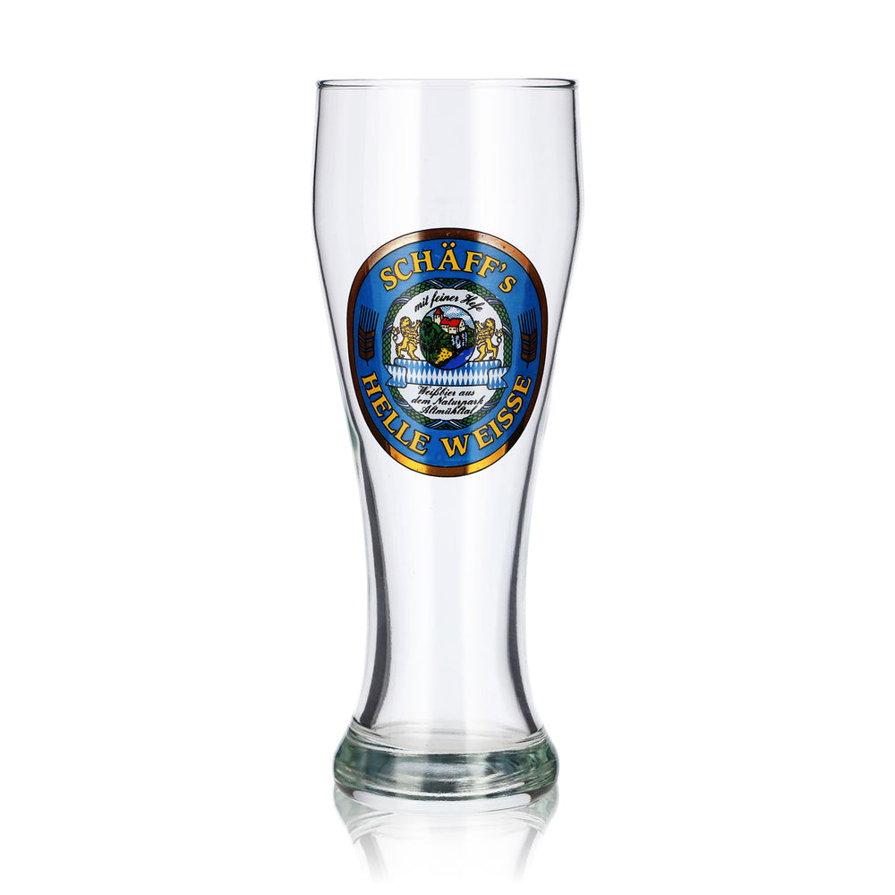 Verre à bière Schäff 0,3 l – Verre à bière de blé – Verre à bière de blé – Verre à bière de blé à levure